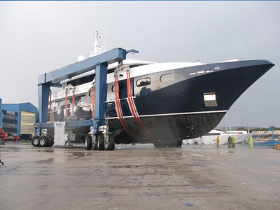 Подвижной Кран для Яхт 100 тонн
