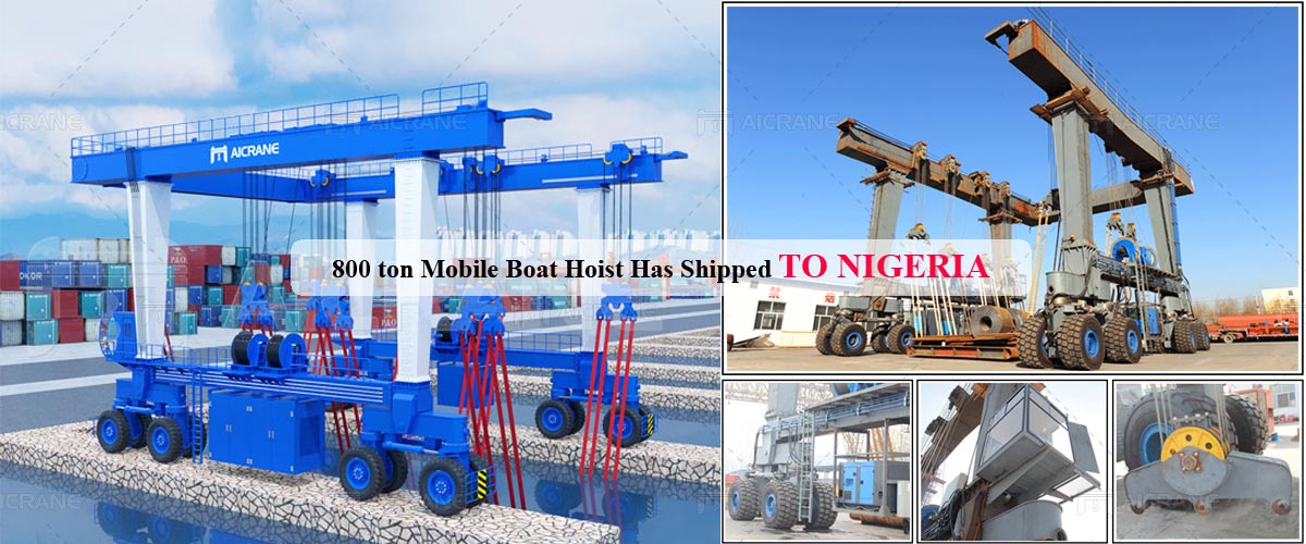 Мобильный судовой кран 800 тонн используется в Нигерии